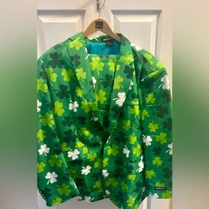 Suitmeister men’s extra large Saint Paddy‘s day suit. (44/46)